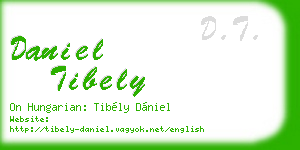 daniel tibely business card